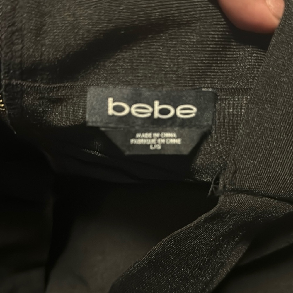 Black Bebe skirt